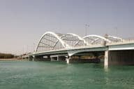 Pont Al Maqta à Abu Dhabi, Émirats Arabes Unis