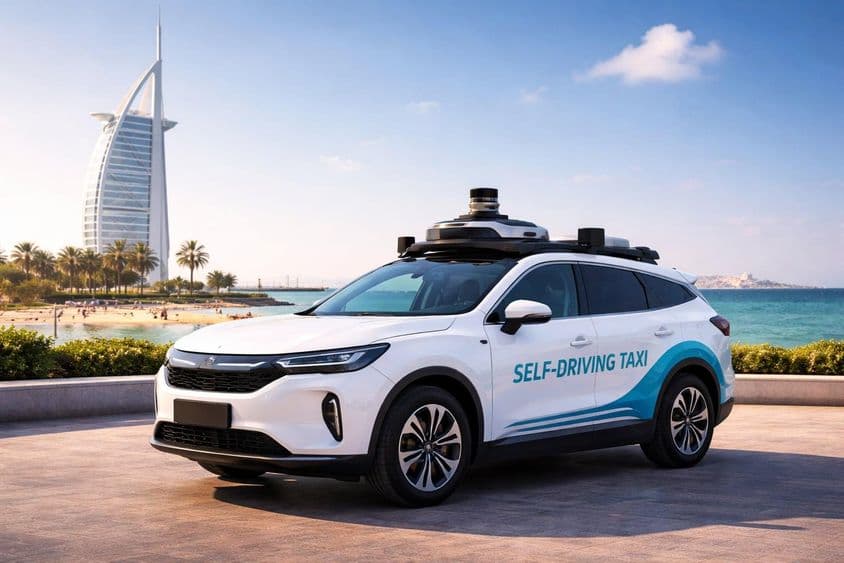 Taxi autonome à Dubaï