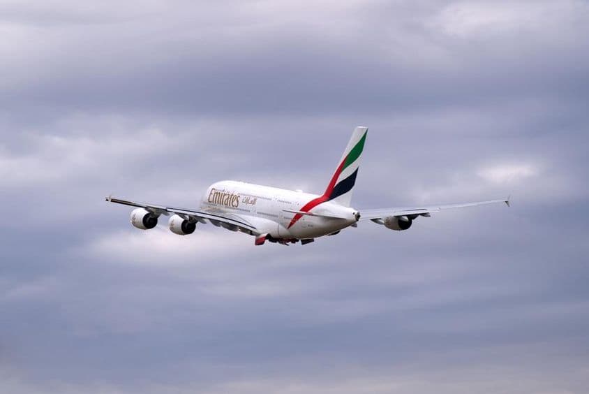 L'Airbus A380 d'Emirates