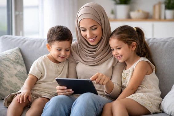 Moment familial digital