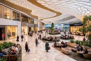 Expérience de shopping à l'aéroport