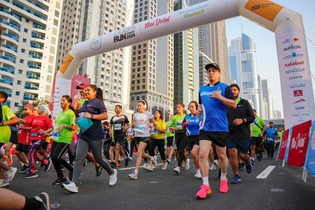 La course de Dubaï est le plus grand événement de course communautaire au monde, Émirats Arabes Unis