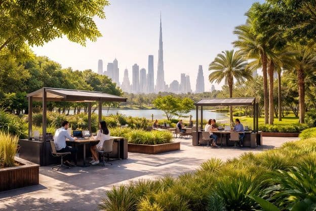 Travailler au parc à la manière de Dubaï