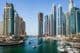 Vue panoramique de la Marina de Dubaï
