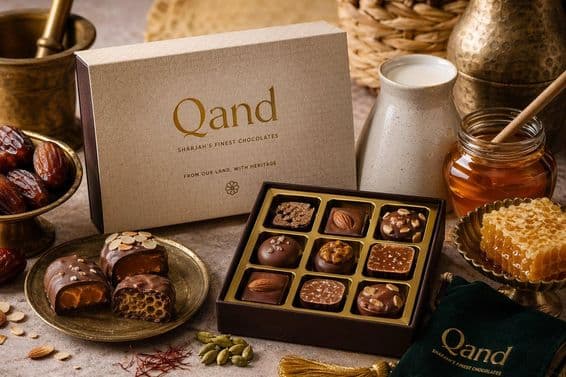 Collection de chocolat de luxe de Sharjah