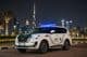 Voiture de police de Dubaï de nuit