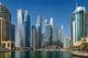 Paysage urbain chaud de Dubaï