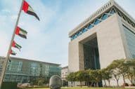 Zone de la porte DIFC à Dubaï, Émirats Arabes Unis