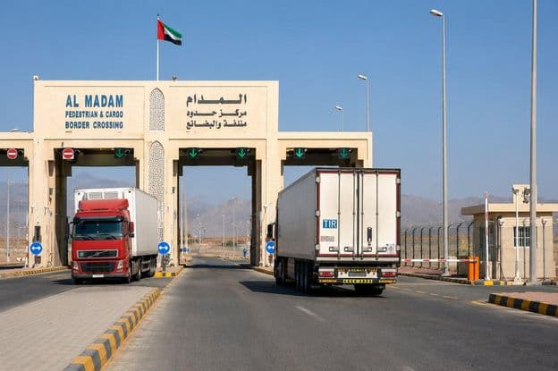 Trafic de fret omanais à Sharjah