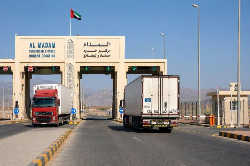 Trafic de fret omanais à Sharjah