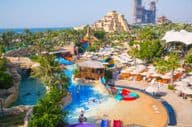 Vue du parc aquatique Aquaventure et de la tour Neptune