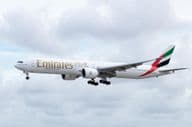 Un avion Boeing 777-31HER d'Emirates