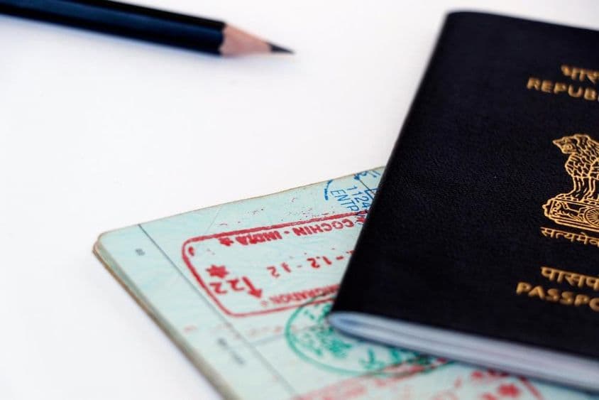 Tampon de visa des Émirats Arabes Unis