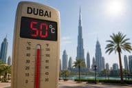 Chaleur à Dubaï à cinquante degrés
