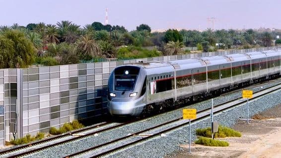 Le train passagers luxueux d'Etihad.