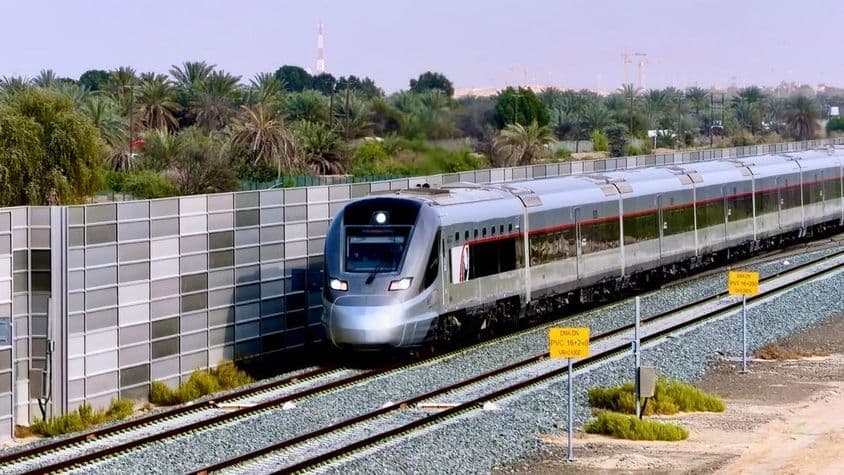 Le train passagers luxueux d'Etihad.
