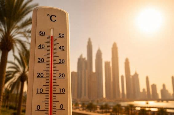 Début du pic de chaleur estivale à Dubaï